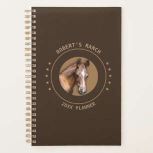 Agenda Planner de rancho de caballos (personalizable)