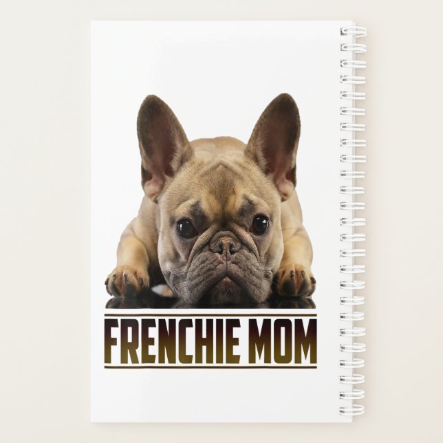Agenda Planner de regalo de mamá Bulldog francés (Reverso)