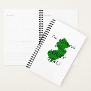 Agenda Planner de rollo de cerdo de Nueva Jersey
