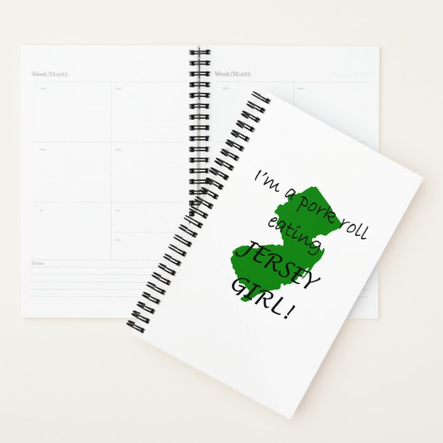 Agenda Planner de rollo de cerdo de Nueva Jersey (Demostración)