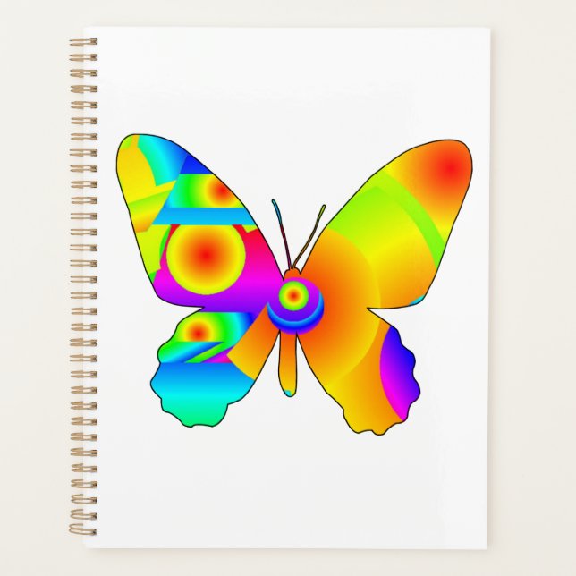 Agenda Planner de salida de mariposa (Anverso)