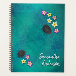 Agenda Planner de spa de flores flotantes