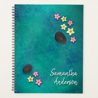 Agenda Planner de spa de flores flotantes