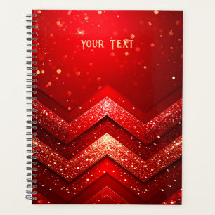 Agenda Planner de vacaciones de Purpurina de Navidades de