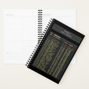 Agenda Planner de vuelo de la junta de aeropuertos (perso