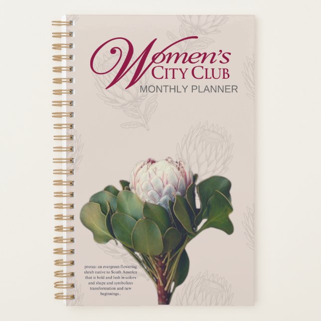 Agenda Planner de Women's City Club (Anverso)