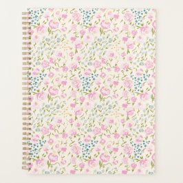 Agenda Planner del cielo floral