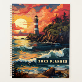 Agenda Planner del faro de sol