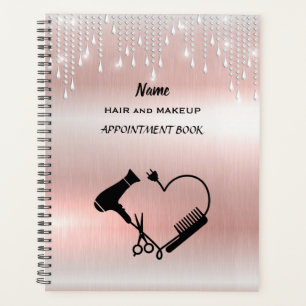 Agenda Planner del salón de belleza