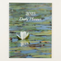 Planner diario de acuarela de acuarela del lago Wa
