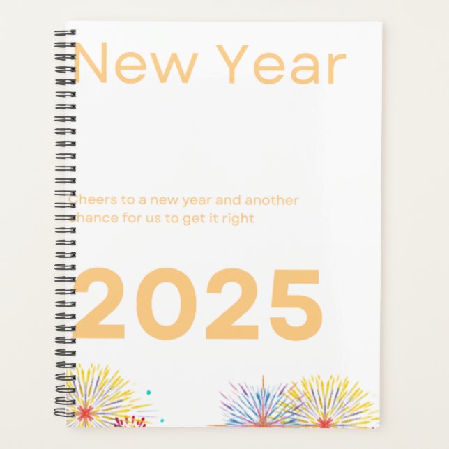 Agenda Planner duro espiral 2025 (Anverso)