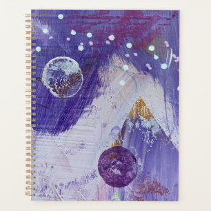 Agenda Planner en diseño de montaña en la Luna