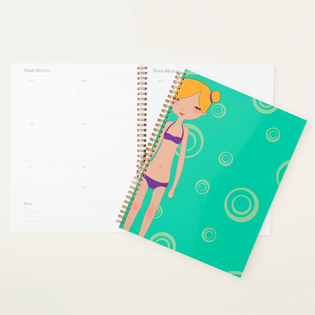 Agenda Planner espiral de Chica bikini (Subido por el creador)