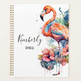 Agenda Planner Flamingo personalizado