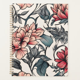 Agenda Planner floral