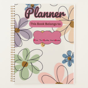 Agenda Planner floral