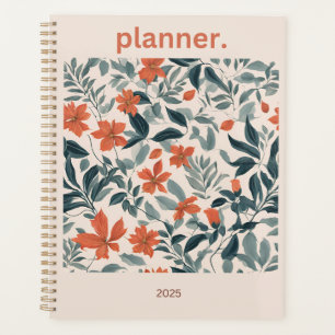 Agenda Planner Floral 2025
