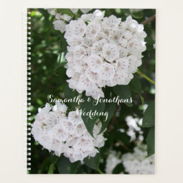 Agenda Planner floral de Laurel de Montaña Blanca