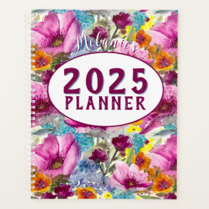 Agenda Planner floral de Personalizable Garden Goodness 2
