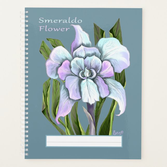 Agenda Planner floral de Smeraldo (Anverso)