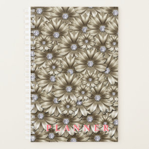Agenda Planner Floral Gemstone