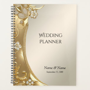 Agenda Planner floral Gold Ornate