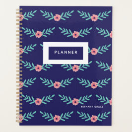 Agenda Planner floral moderno