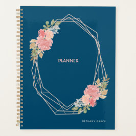 Agenda Planner floral moderno