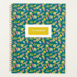 Agenda Planner floral moderno