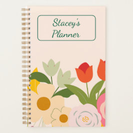 Agenda Planner floral - Personalizado