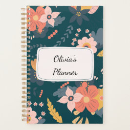 Agenda Planner floral - Personalizado