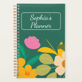 Agenda Planner floral - Personalizado