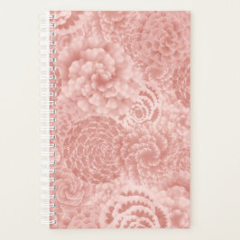 Agenda Planner floral rosado
