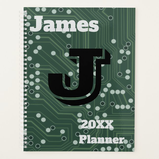 Agenda Planner, fondo de circuito (Anverso)