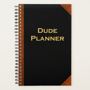 Agenda Planner For Men Dude Planner Vintage Style