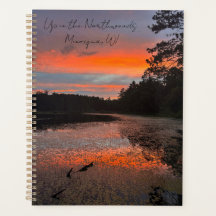 Planner fotográfico del lago Northwoods