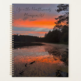 Agenda Planner fotográfico del lago Northwoods