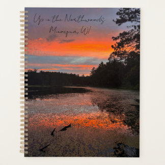 Agenda Planner fotográfico del lago Northwoods