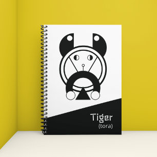 Agenda Planner geométrico zoológico de Tora Tiger
