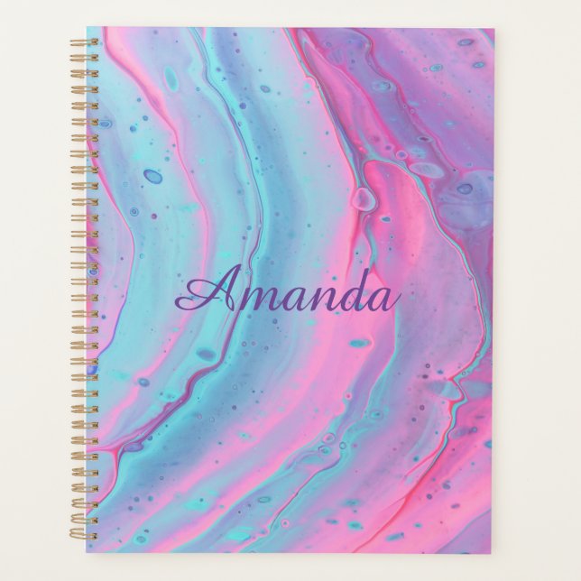 Agenda Planner giratorio personalizado de nalgas rosas y  (Anverso)