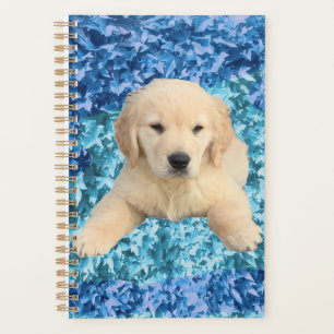 Agenda Planner - Golden Retriever Puppy