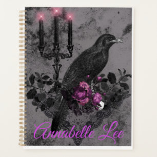 Agenda Planner gótico Raven romántico 2