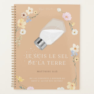 Agenda Planner "Je suis le sel de la terre" Organisation