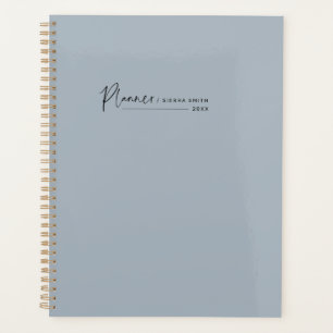 Agenda Planner mensual de estilo moderno con estilo de es