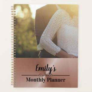 Agenda Planner mensual de fotos personalizado
