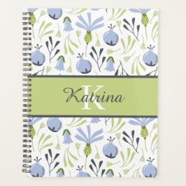 Agenda Planner Monogramado floral