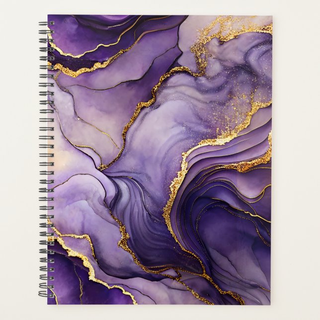 Agenda Planner morado (Anverso)
