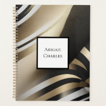 Planner negro y oro