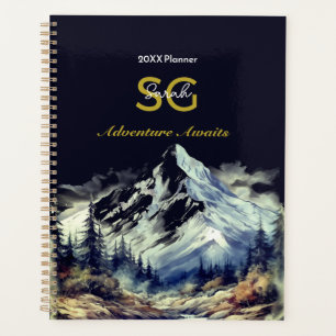 Agenda Planner New Year Adventure Outdoor Mountain Person