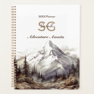 Agenda Planner New Year Adventure Outdoor Mountain Person